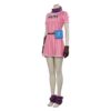DRAGON Bulma Cosplay Costumes Female Anime Character Uniform Rosa Gestreiftes Kleid Halloween Carnival Costumes 1 - Dragon Ball Mall