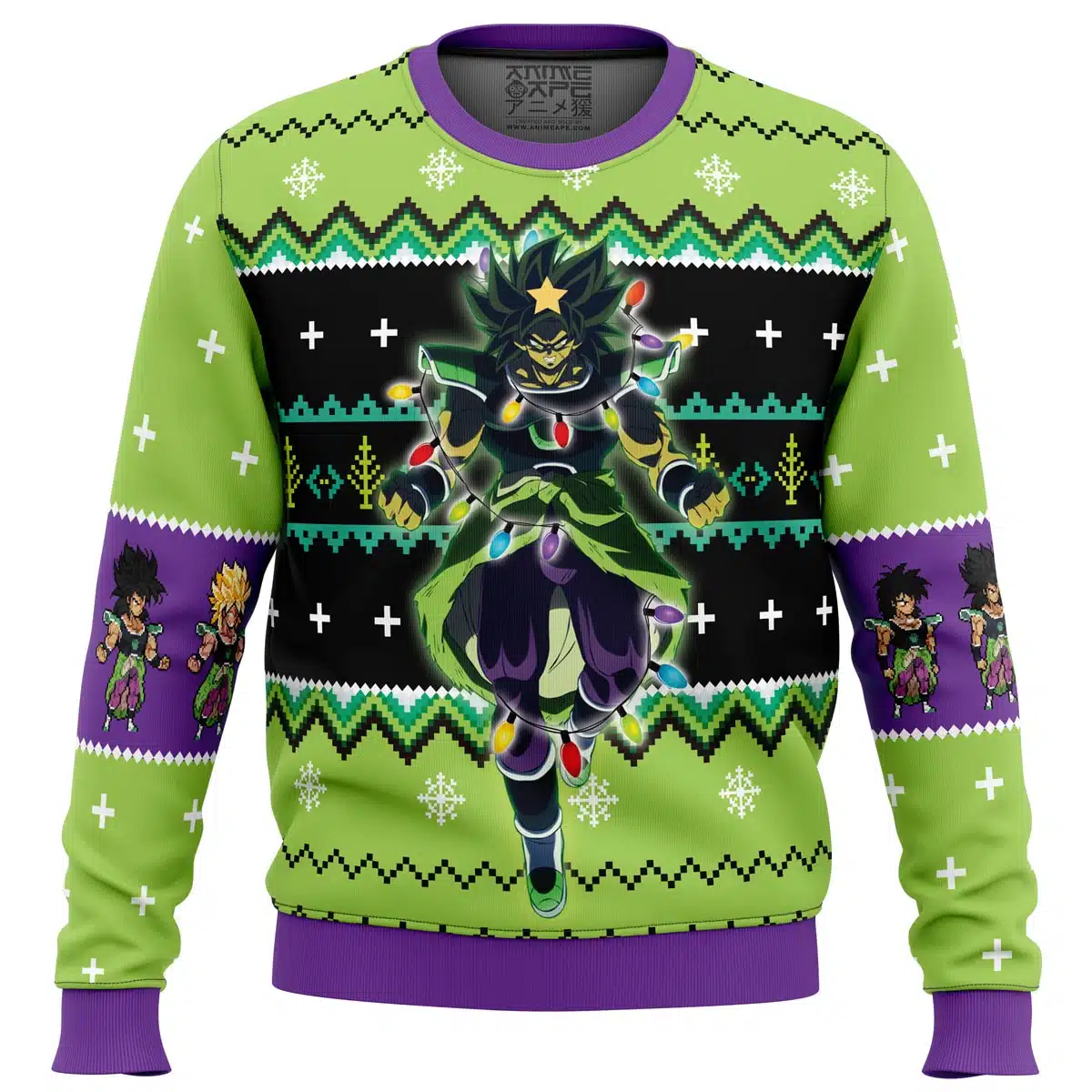 Broly-Sweater-front Broly Sweater front - Dragon Ball Mall