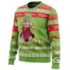 Christmas Broly Dragon Ball Z men sweatshirt SIDE FRONT mockup - Dragon Ball Mall