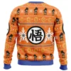 Christmas Goku Dragon Ball Z Ugly Christmas Sweater BACK mockup - Dragon Ball Mall