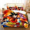 Dragon Ball Z Son Goku Anime 3Pcs Set Bedding Set Sheet Children Room Bed Sheet Pillow 1 - Dragon Ball Mall