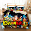 Dragon Ball Z Son Goku Anime 3Pcs Set Bedding Set Sheet Children Room Bed Sheet Pillow 8 - Dragon Ball Mall