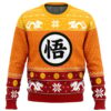 Guko Christmas Dragon Ball Z men sweatshirt FRONT mockup - Dragon Ball Mall