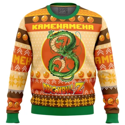 Kamehameha DBZ PC men sweatshirt FRONT mockup - Dragon Ball Mall