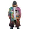 Trippy Ultra Instinct Goku Dragon Ball Z AOP Hooded Cloak Coat FRONT Mockup - Dragon Ball Mall