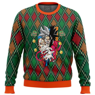 Ugly Christmas Sweater front 2 - Dragon Ball Mall